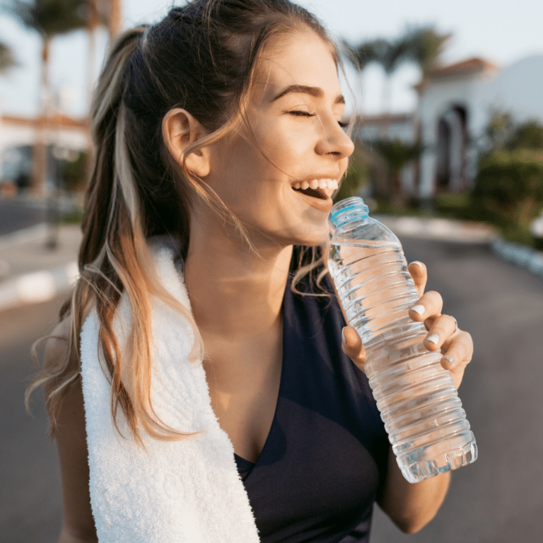 Water drinken