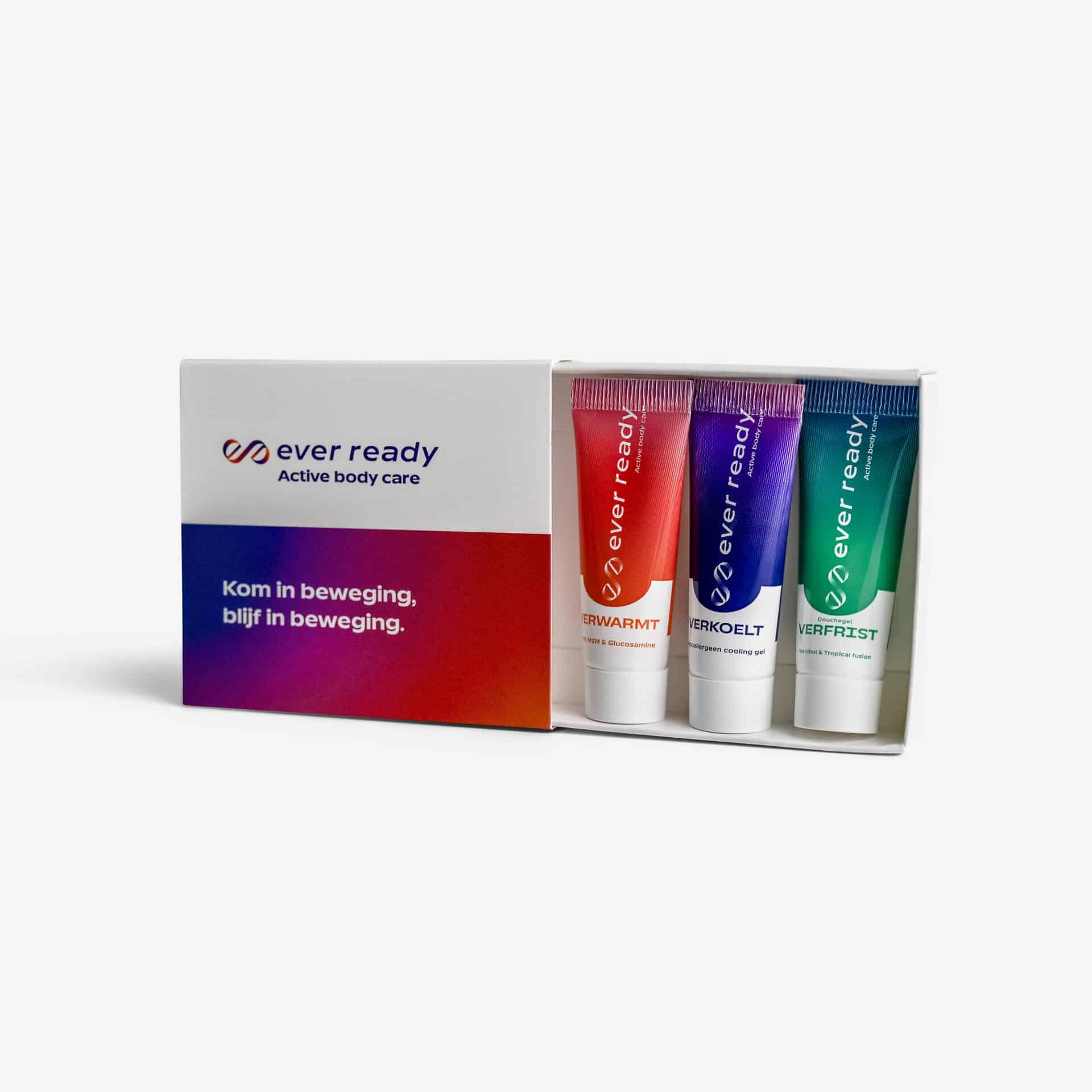 Pakket met samples ever ready